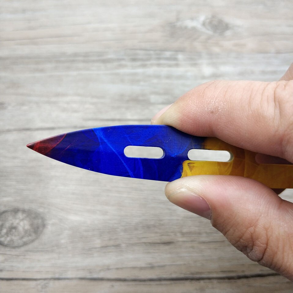 Rainbow Butterfly Knife